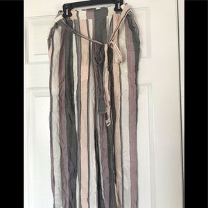 Pinstripe Palazzo Pants
